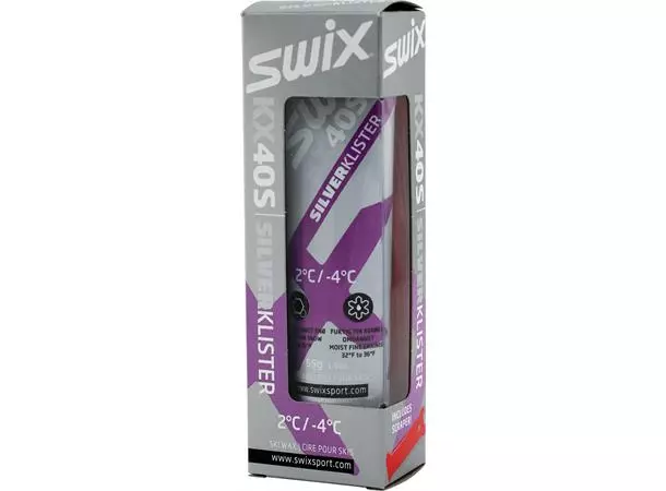 Swix KX40S Silver Klister, -4C To 2C