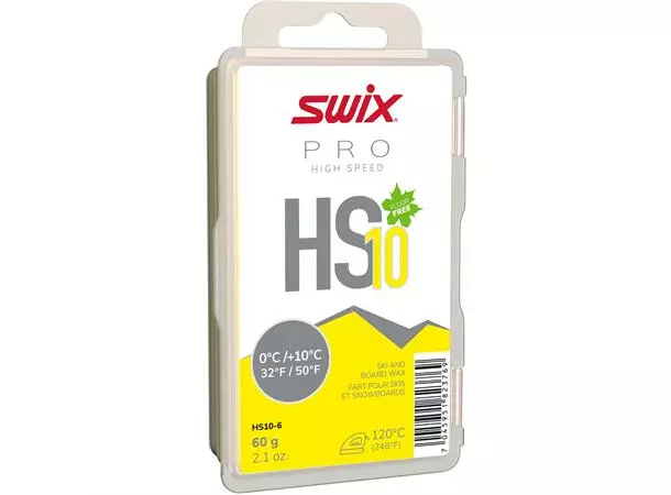 Swix HS10 Gul Glider, 0°C/+10°C, 60g