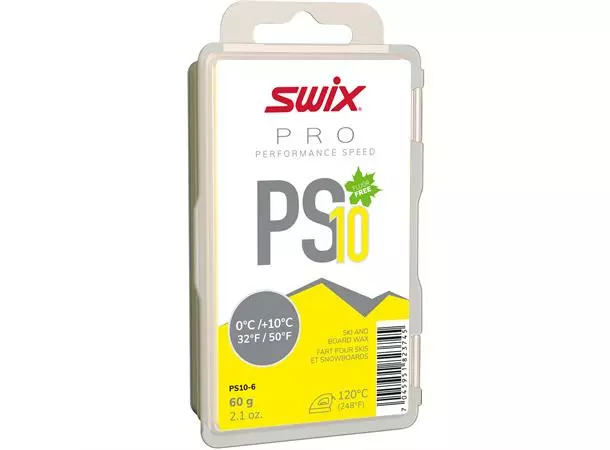 Swix PS10 Gul Glider, 0°C/+10°C, 60g 1 Swix PS10 Gul Glider, 0°C/+10°C, 60g