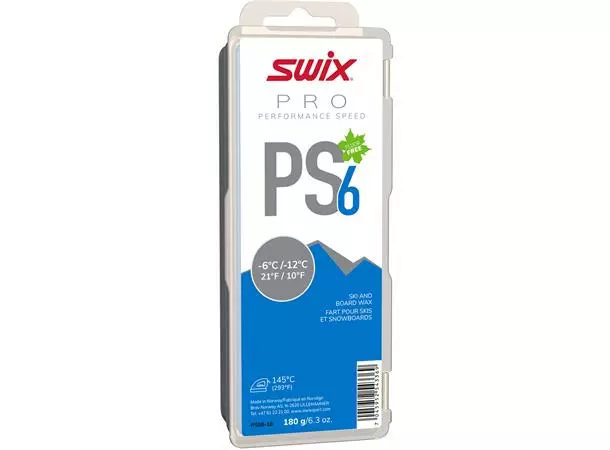 Swix PS6 Blå Glider, -6°C/-12°C, 180g